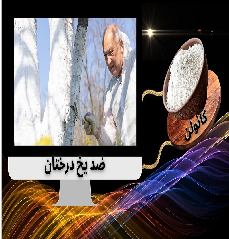 کائولن ضدیخ: مناسب برای انواع درختان میوه