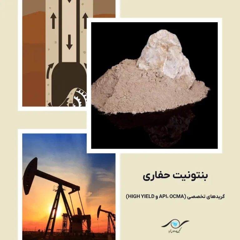 بنتونیت حفاری گریدهای تخصصی (API، OCMA و High Yield)